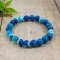 Agate bead bracelet blue turquoise