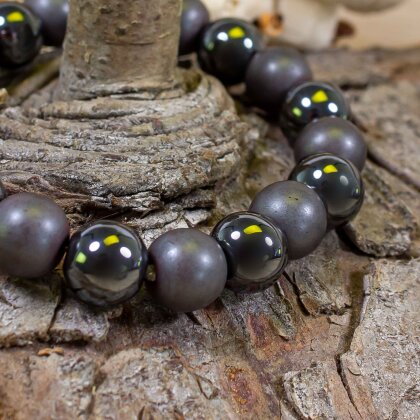 Hematite pearl bracelet