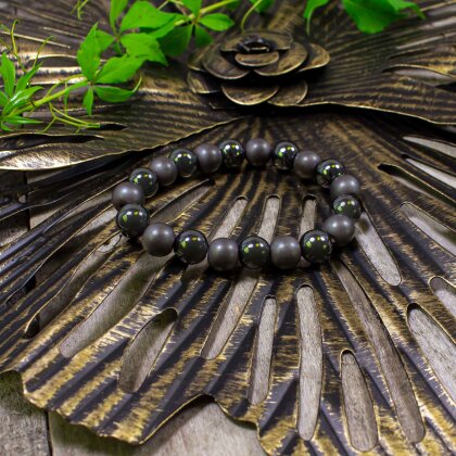 Hematite pearl bracelet