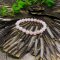 Rose quartz pearl bracelet