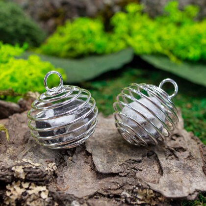 Fairy spirals pendant sea stone