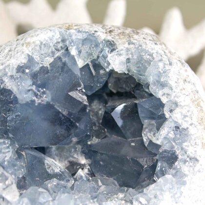 Coelestine natural stone druse no. 002