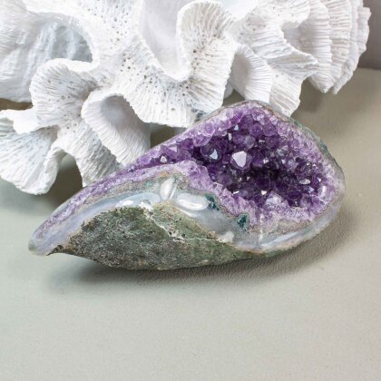 Amethyst natural stone geode No. 003