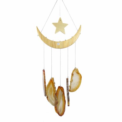 Agate - wind chime natural "starry sky" No. 24