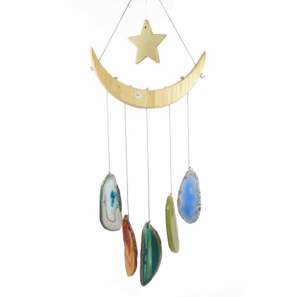Agate - Wind chime colorful "Starry sky" No. 26