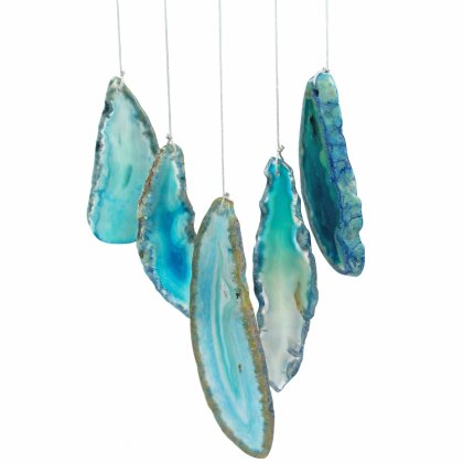 Agate - Wind chime blue "Starry sky" No. 27