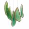 Agate - Wind Chime No. 31 green "Starry Sky"