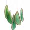 Agate - Wind Chime No. 31 green "Starry Sky"