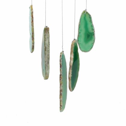 Achat - Windspiel Nr. 34 green "Sternenhimmel"