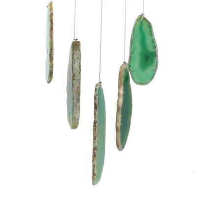 Achat - Windspiel Nr. 34 green "Sternenhimmel"