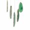 Agate - Wind Chime No. 34 green "Starry Sky"