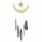 Agate - Wind chime no. 36 black "Starry sky"
