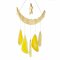 Agate - Wind Chime No. 37 yellow "Starry Sky"