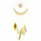 Agate - Wind Chime No. 39 yellow "Starry Sky"