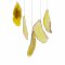 Agate - Wind Chime No. 39 yellow "Starry Sky"