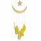 Agate - Wind Chime No. 40 yellow "Starry Sky"