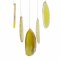 Agate - Wind Chime No. 49 yellow "Starry Sky"