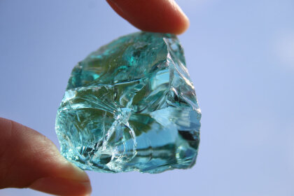 Andara Crystal glass turquoise 55,60 gr 