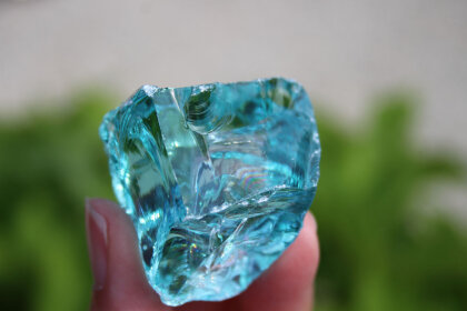 Andara Crystal glass turquoise 55,60 gr 
