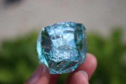 Andara Crystal glass turquoise 55,60 gr 