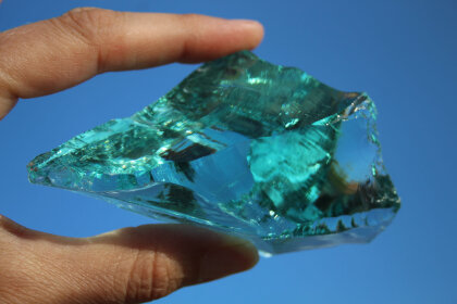Andara Crystal glass turquoise 194,90 gr 