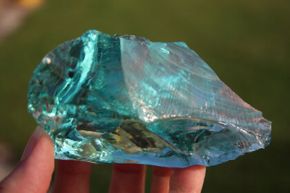 Andara Crystal glass turquoise 194,90 gr 