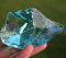 Andara Crystal glass turquoise 194,90 gr 