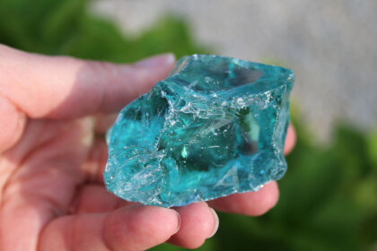 Andara Crystal glass turquoise 174,90 gr 