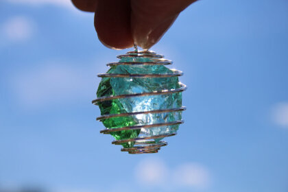 Andara Crystal Pendant "Soul light elements of nature"