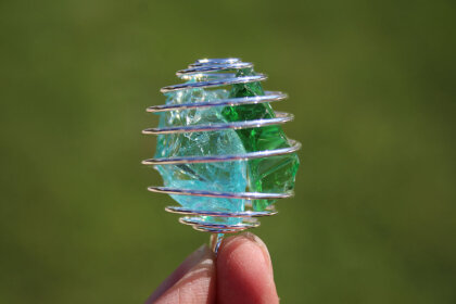 Andara Crystal Pendant "Soul light elements of nature"