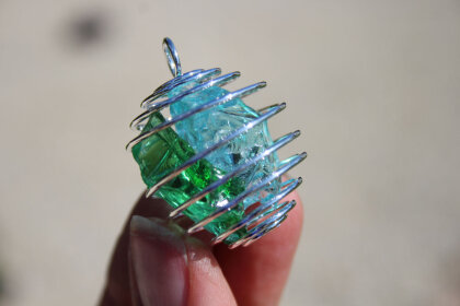 Andara Crystal Pendant "Soul light elements of nature"