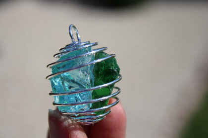 Andara Crystal Pendant "Soul light elements of nature"