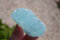 Sea  Foam Healing Andara Kristall turquoise with bubbles 146 g