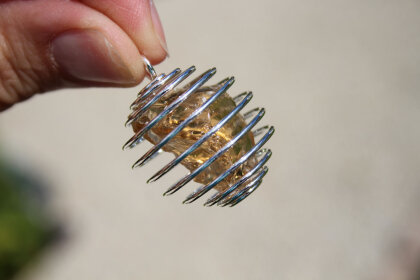 Andara Crystal Pendant "Little Wings of the Angels"