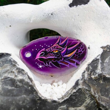 Agate pendant "Power of the Dragon"