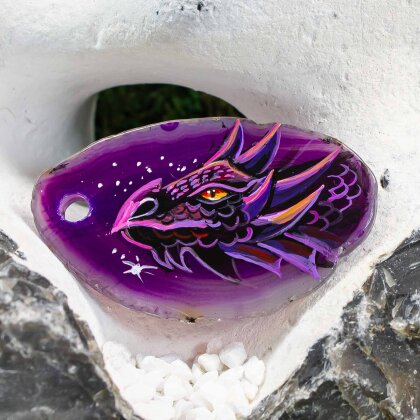 Agate pendant "Power of the Dragon"