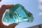 Andara Crystal turquoise with bubbles 498 gr 