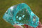 Andara Crystal turquoise with bubbles 498 gr 