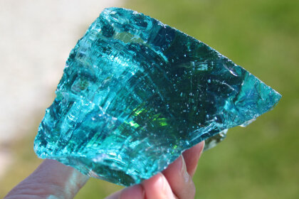 Andara Kristall Turquoise with a little Honey 302 gr