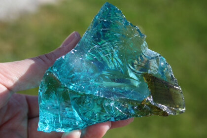 Andara Kristall Turquoise with a little Honey 302 gr