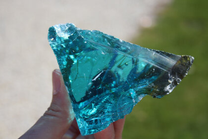 Andara Kristall Turquoise with a little Honey 302 gr