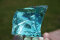 Andara Crystal glass turquoise 268 gr 