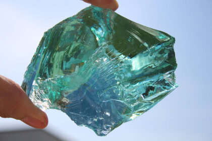 Andara Crystal glass turquoise 274 gr 