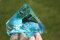 Andara Crystal glass turquoise 274 gr 