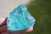 Sea Foam Healing Andara Crystal glass turquoise with...