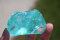Sea Foam Healing Andara Kristall turquoise with bubbles 116 gr
