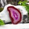 Agate slice pink "Relaxation"