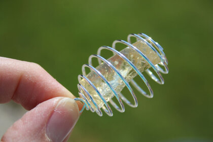 Andara Crystal Crystal pendant champagne with inclusions 11,30g 