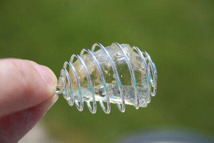 Andara Crystal Crystal pendant champagne with inclusions 11,30g 