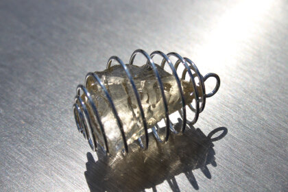 Andara Crystal Crystal pendant champagne with inclusions 11,30g 